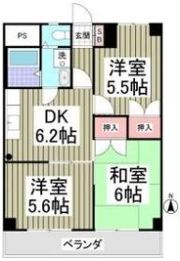 伊勢崎ヴィレッヂの間取り画像
