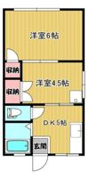 清水ハイムの間取り画像