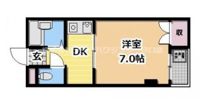 メイゾンⅤの間取り画像