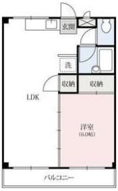 エクセルマンションの間取り画像