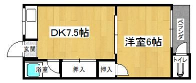 高木ハイツの間取り画像