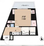 アイディ品川25の間取り画像