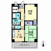 津山マンションの間取り画像