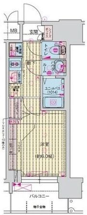 プレサンス大正エミナンスの間取り画像