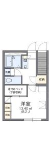 レオパレスパティオの間取り画像