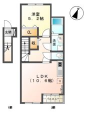 プランドール錦町の間取り画像
