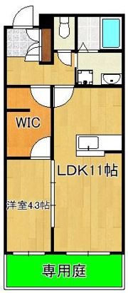 シャーメゾン優蒼の杜 壱番館の間取り画像