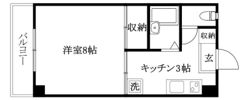 烏谷ビルの間取り画像