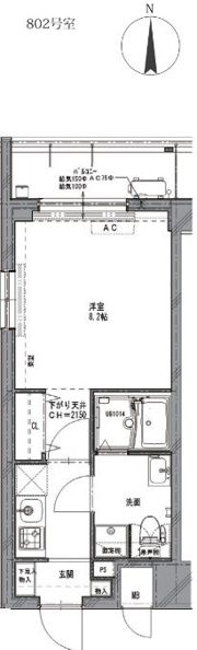 エテルヴォ三ノ輪ステーションフロントの間取り画像
