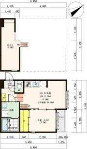 ハーモニーテラス千舟の間取り画像