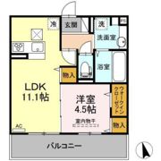ドゥズィエム串戸の間取り画像