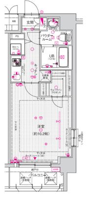 エスリード福島リバーフロントの間取り画像