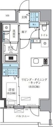 TENAS今池の間取り画像