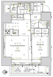 LUMEED南千住の間取り画像