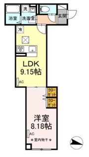アヴァンス東大泉Aの間取り画像