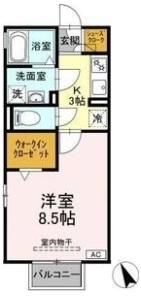 VIEW COURT Ⅴの間取り画像