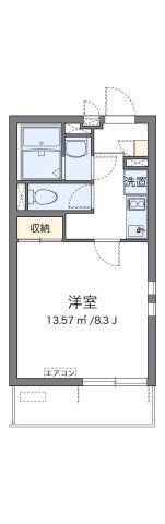 クレイノオールミエール天神の間取り画像