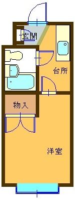ヘリオス378谷保の間取り画像
