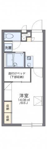 レオパレス虹の間取り画像