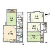 秋津町戸建の間取り画像