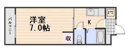 伊福ビューアレイの間取り画像