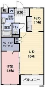 クローカスⅣの間取り画像