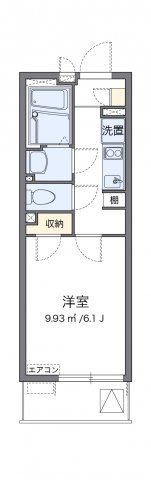 クレイノ朝潮橋の間取り画像