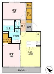 シャルマンドミールの間取り画像