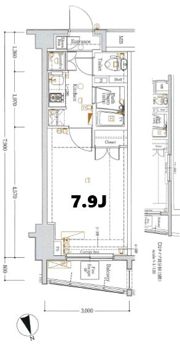 AXASXEBEC板橋Eastの間取り画像