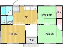 生野平屋戸建2号の間取り画像