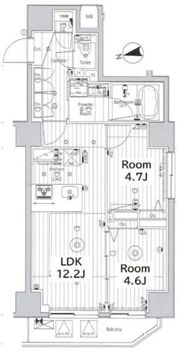 メイクス上野の間取り画像
