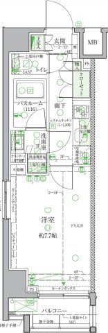 クレヴィスタ板橋西台Ⅱの間取り画像