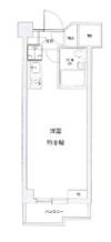 三越ゼームス坂マンションの間取り画像