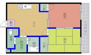 岸本マンションの間取り画像