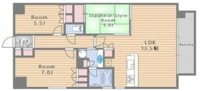 ザ・レジデンス東三国の間取り画像