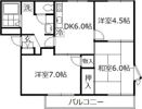 ジュネスベルE棟の間取り画像