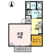 ロイヤルファミールⅡ Aの間取り画像