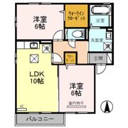 ハイビスカス Aの間取り画像