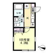 ベイルーム東白楽の間取り画像