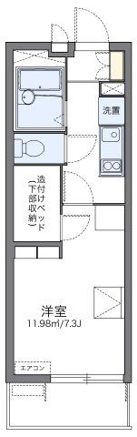 レオパレスセレノの間取り画像
