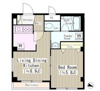グリエラ町屋の間取り画像
