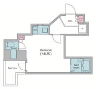 レジディア文京湯島Ⅱの間取り画像