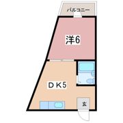ピーチジョー県大の間取り画像