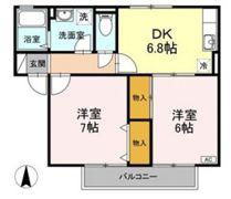 ビューラー福泊 A棟の間取り画像