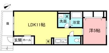 イリゼ松庵の間取り画像