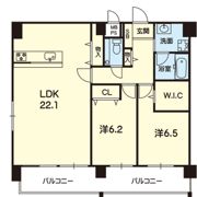 仮）菊地市隈府マンションの間取り画像