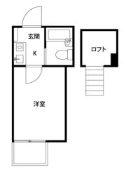 ヒルサイドフラット馬込の間取り画像