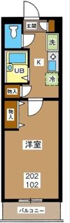 ジェニック等々力の間取り画像