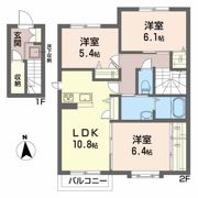 サンコートBの間取り画像