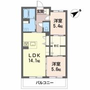 コンフォーザ久米の間取り画像
